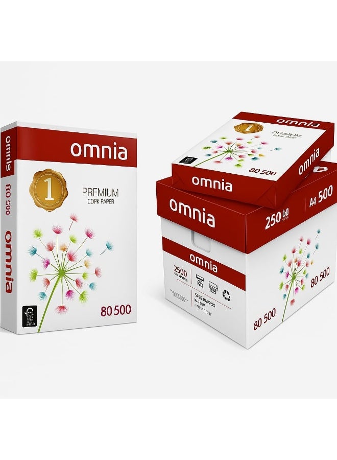 OMNIA ورق مكتبي نسخ وورق متعدد الاستخدامات - Image 1